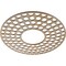 Ekena Millwork Fink Wood Fretwork Pierced Ceiling Medallion, Hickory, 22"OD x 8"ID x 3/8"T CMWP22X22X0375FFHI - alternate 4